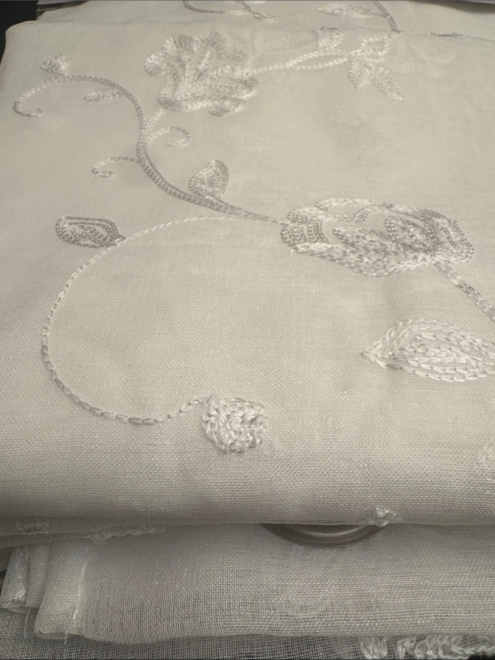 FLORA Collection Set Of Four Embroidery Panels - 37